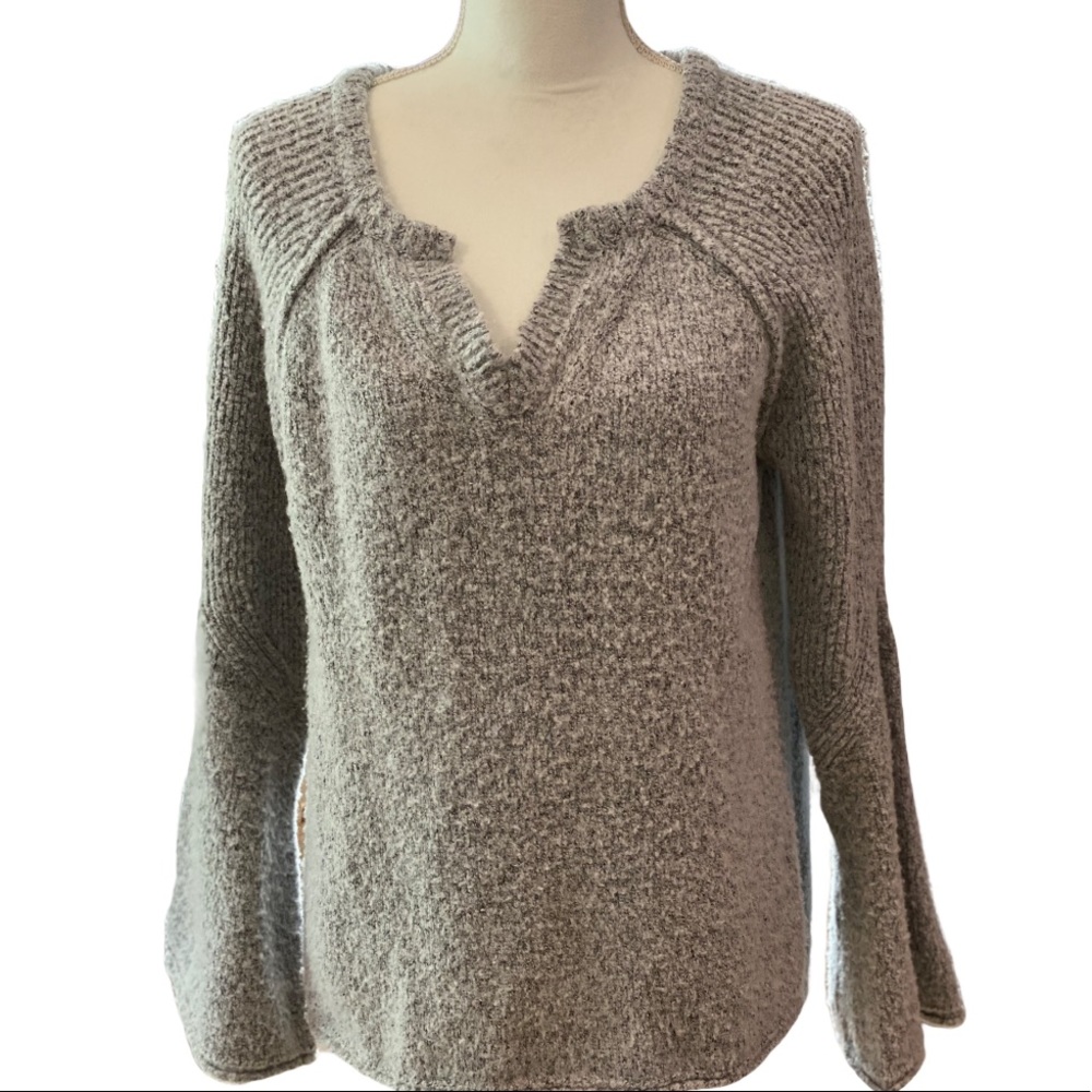 Love By Design - Gray Long Sleeve Ladies Sweater -A
